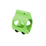 .750 Low Profile Steel Gas Block with CLAMP-ON - Cerakote Zombie Green